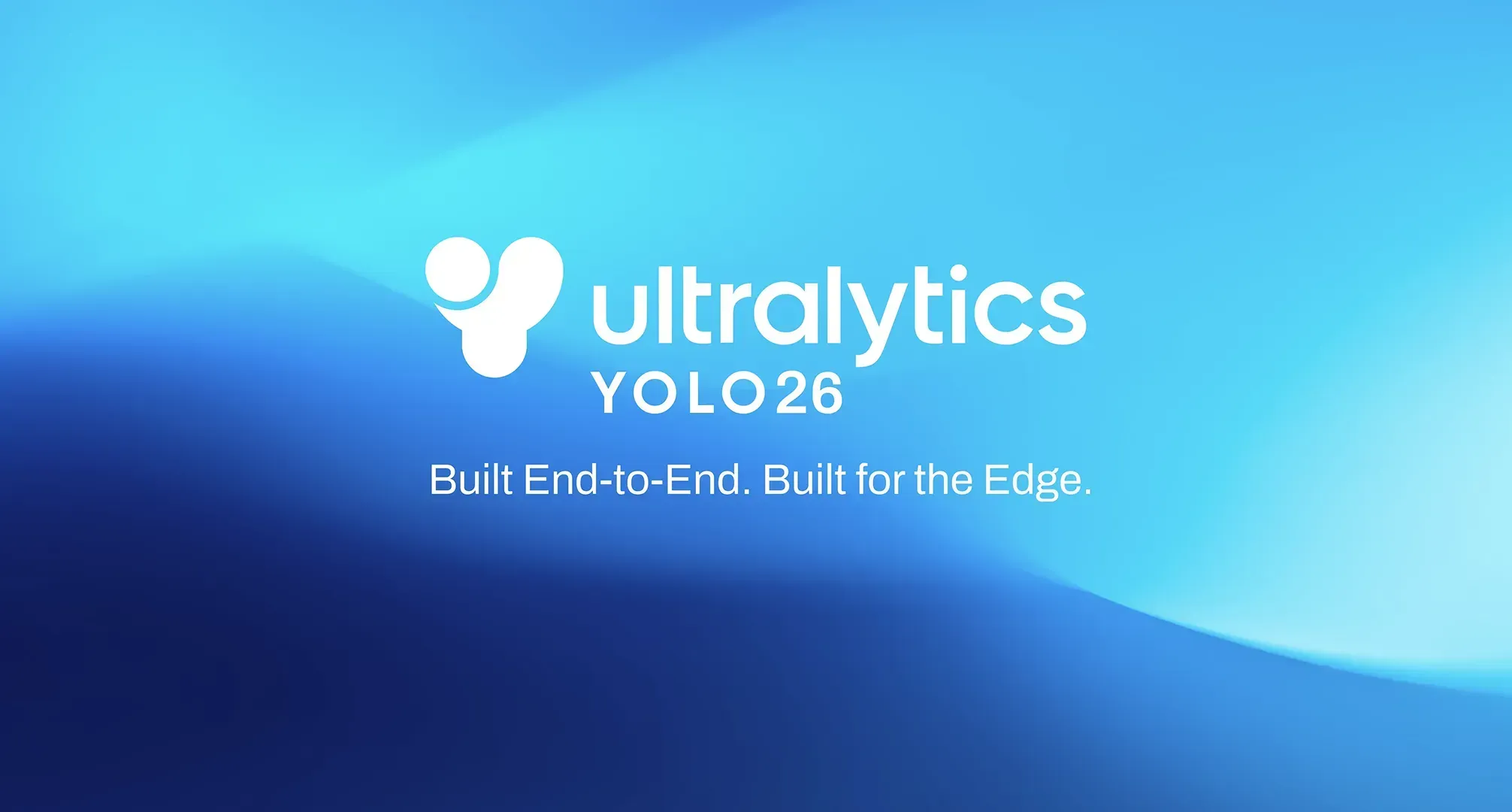 Ultralytics YOLO26のリリース告知