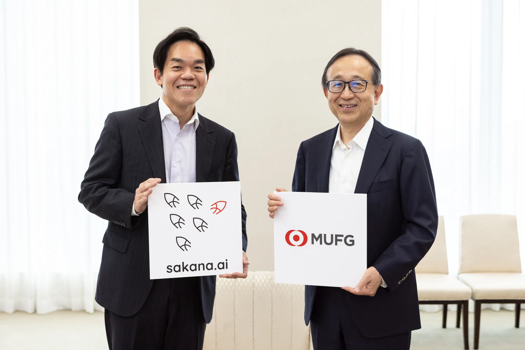 Sakana AIと三菱UFJ銀行の業務提携発表