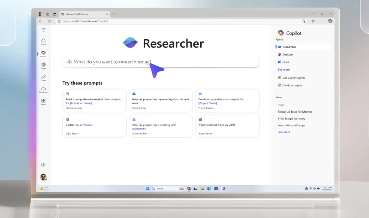 Microsoft 365 Copilot「Researcher」「Analyst」とは｜業務に特化したAIエージェントを解説 AI総合