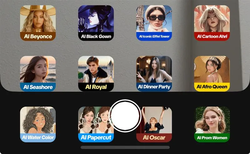 TikTokのAIエフェクト