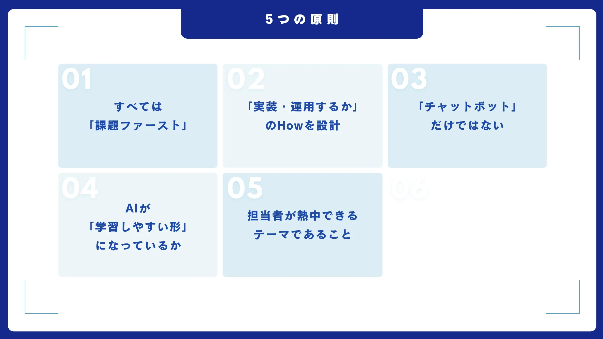 5つの原則