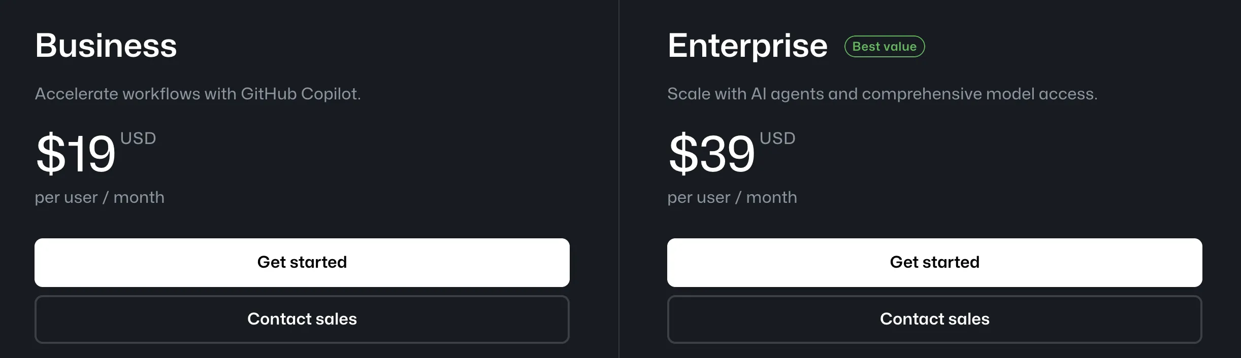 法人向けGithub Copilotの料金プラン