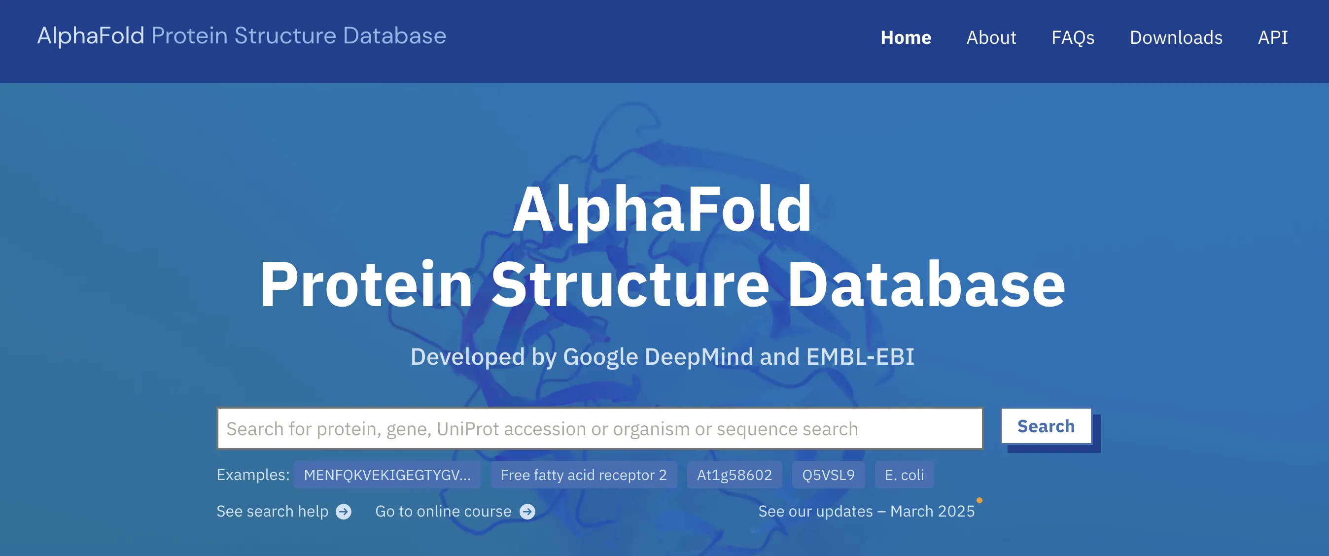 AlphaFold Protein Structure Database