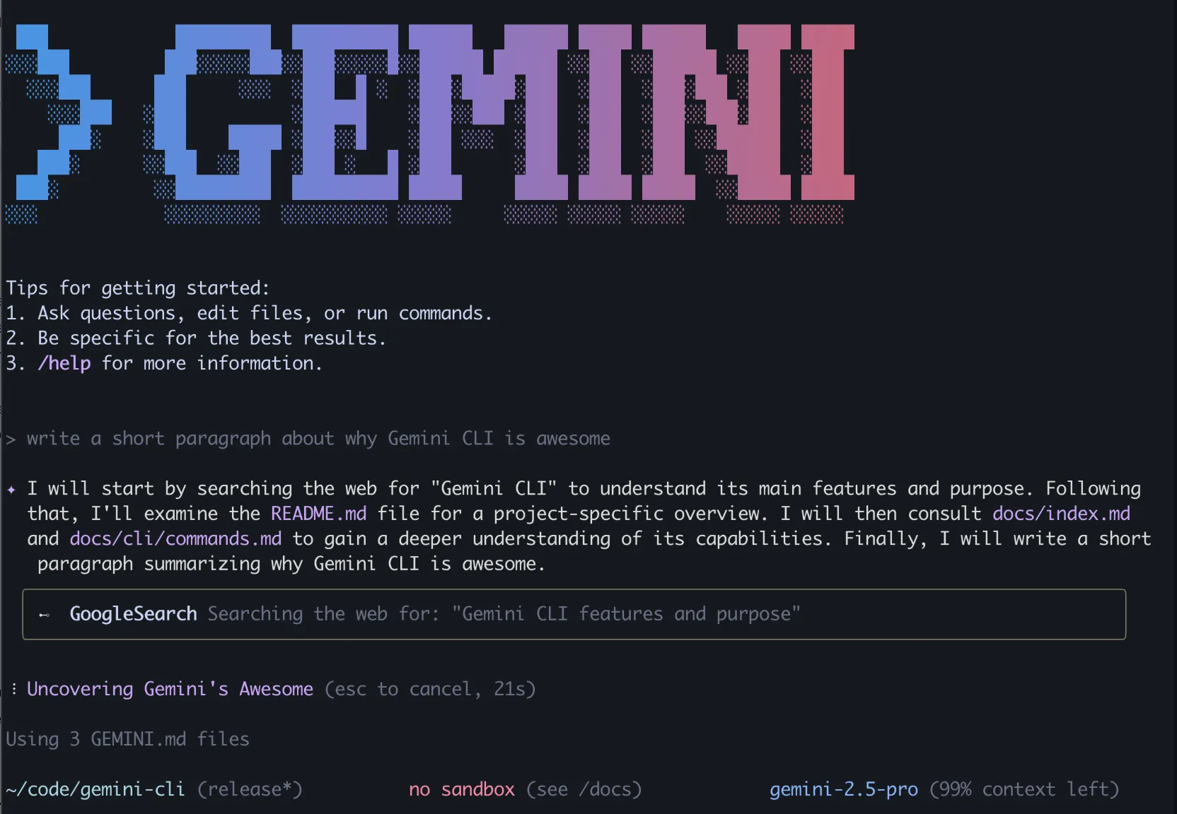 Gemini CLIとは?