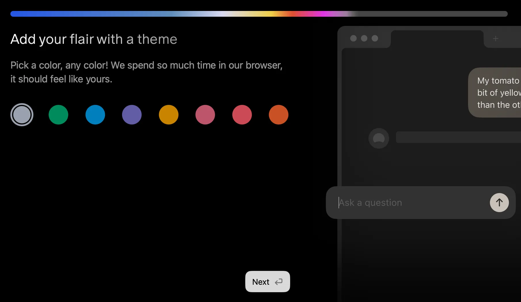 カラーテーマの設定