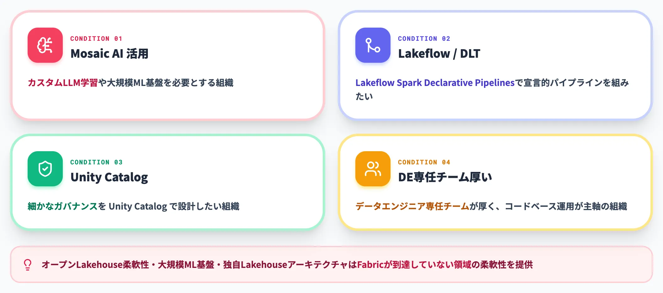 Databricksが第一候補になるケース