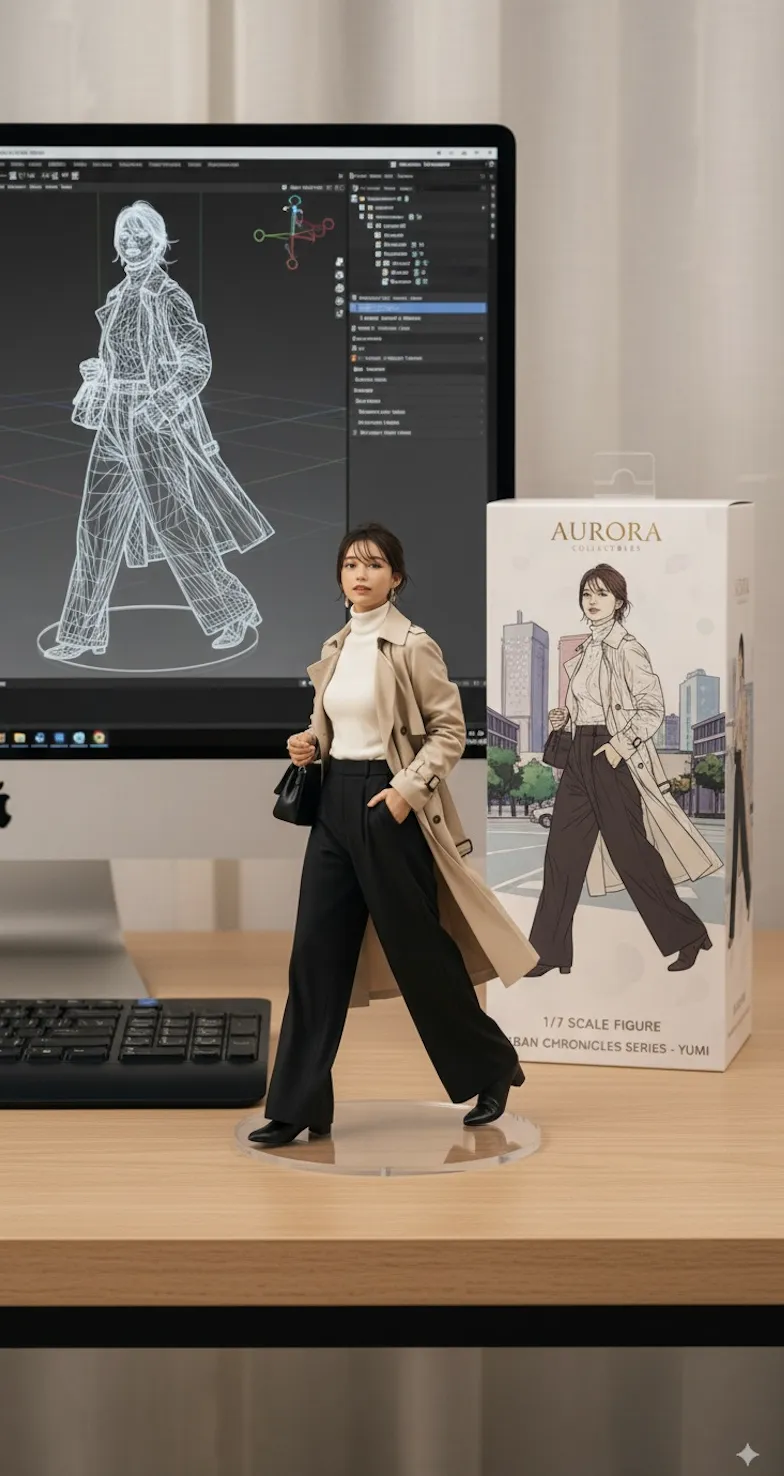 フィギュア化された画像_