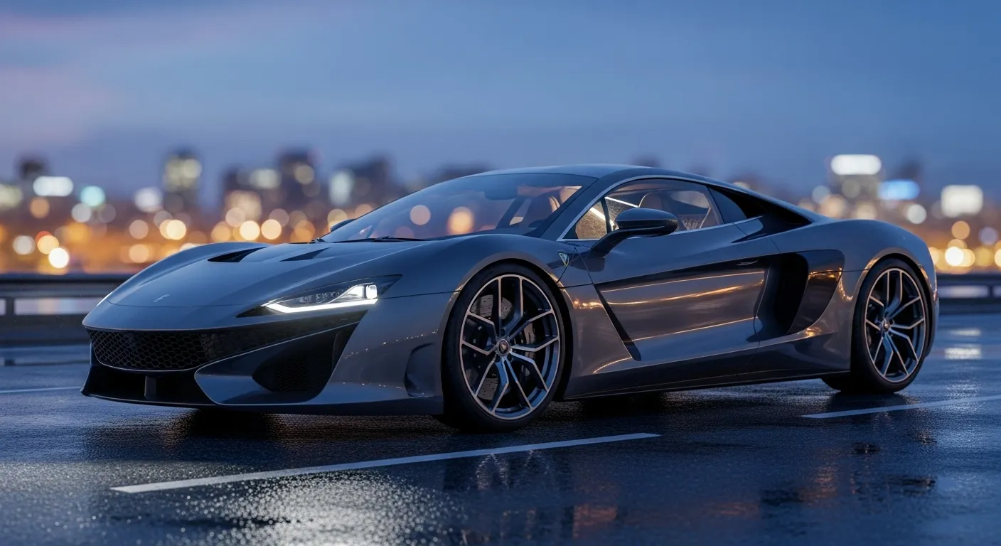 高級スポーツカーの全身写真の画像t