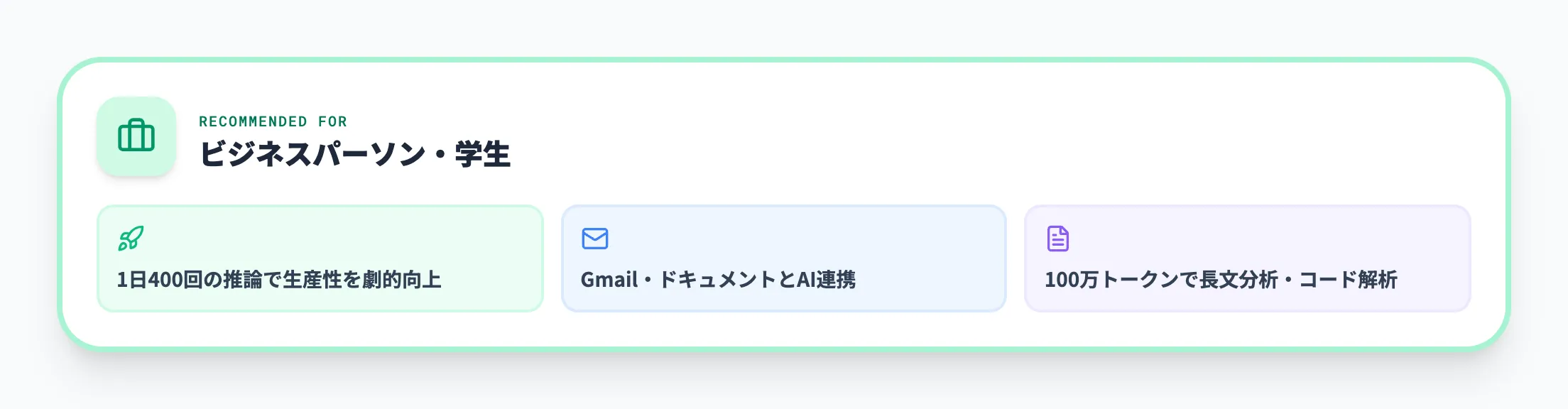 Google AI Proがおすすめの方