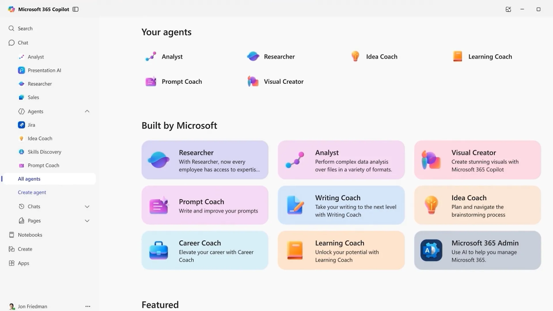 Microsoft 365 Copilot用エージェント