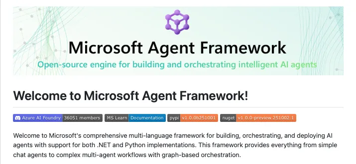 Microsoft Agent Framework