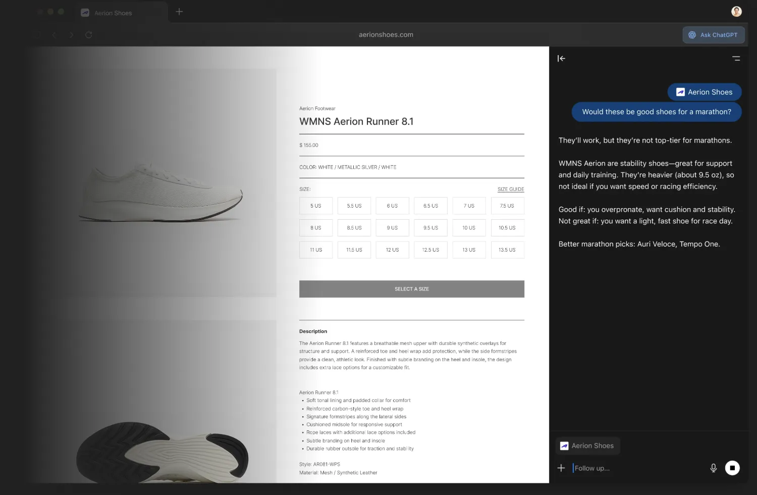 サイドチャット機能
