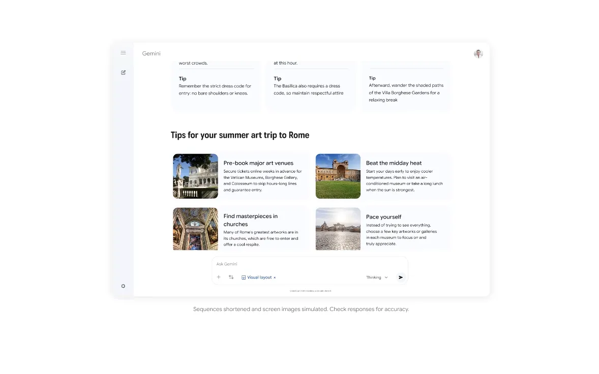 ビジュアルレイアウトのイメージ