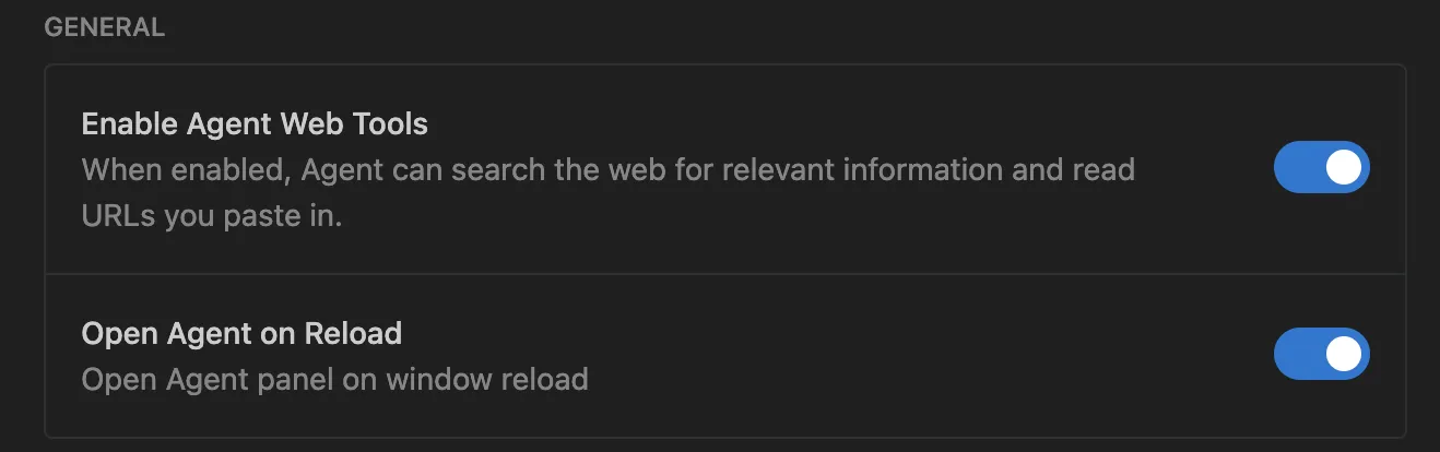 エージェントの基本設定