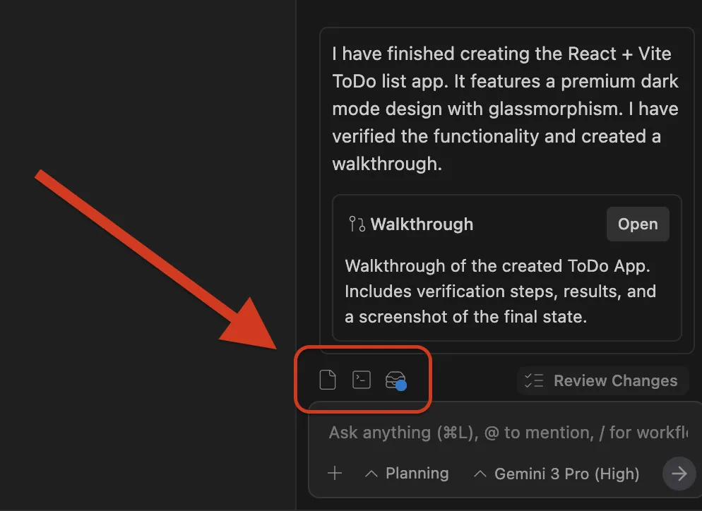 ツールバー画面