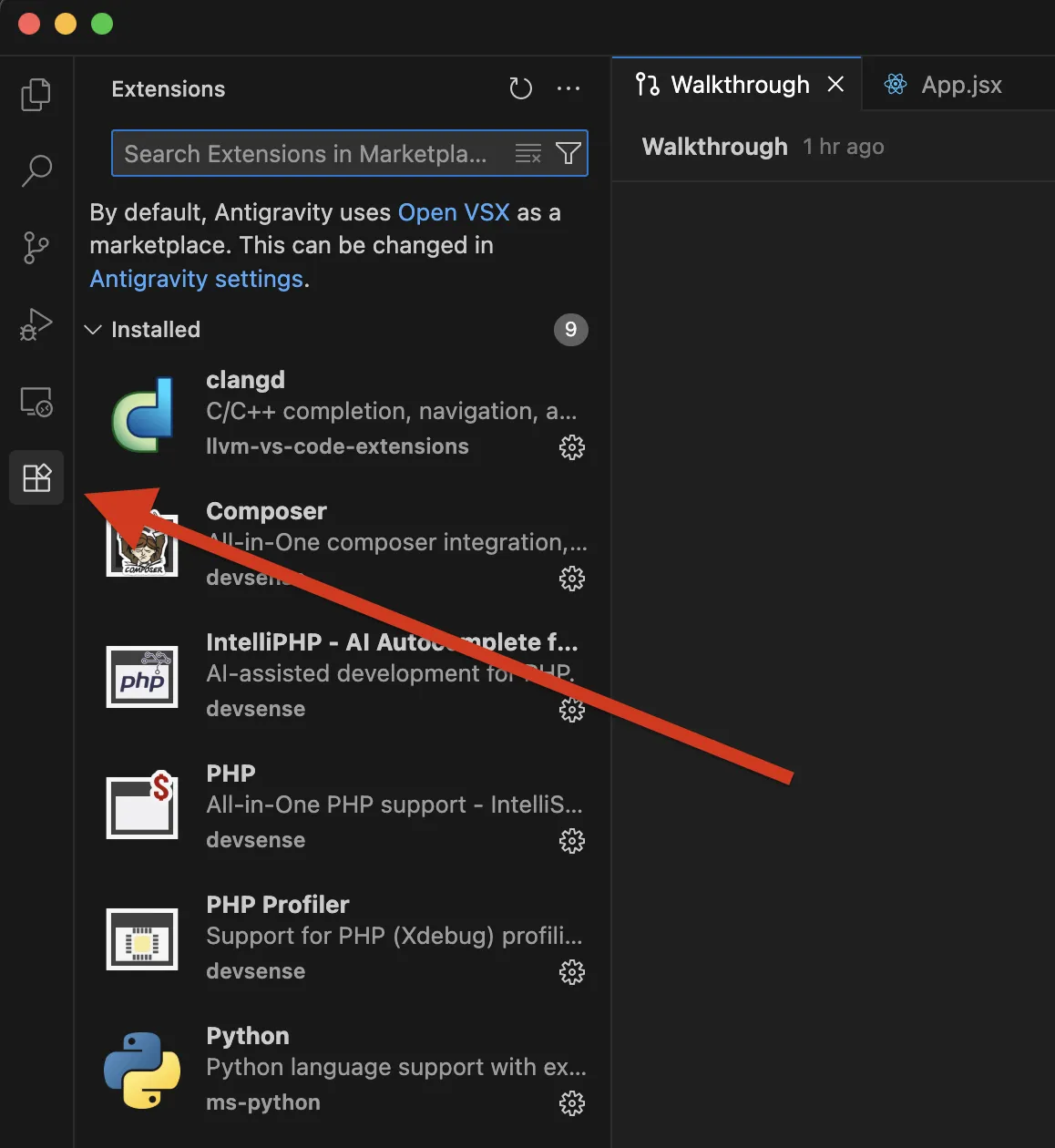 拡張機能アイコン