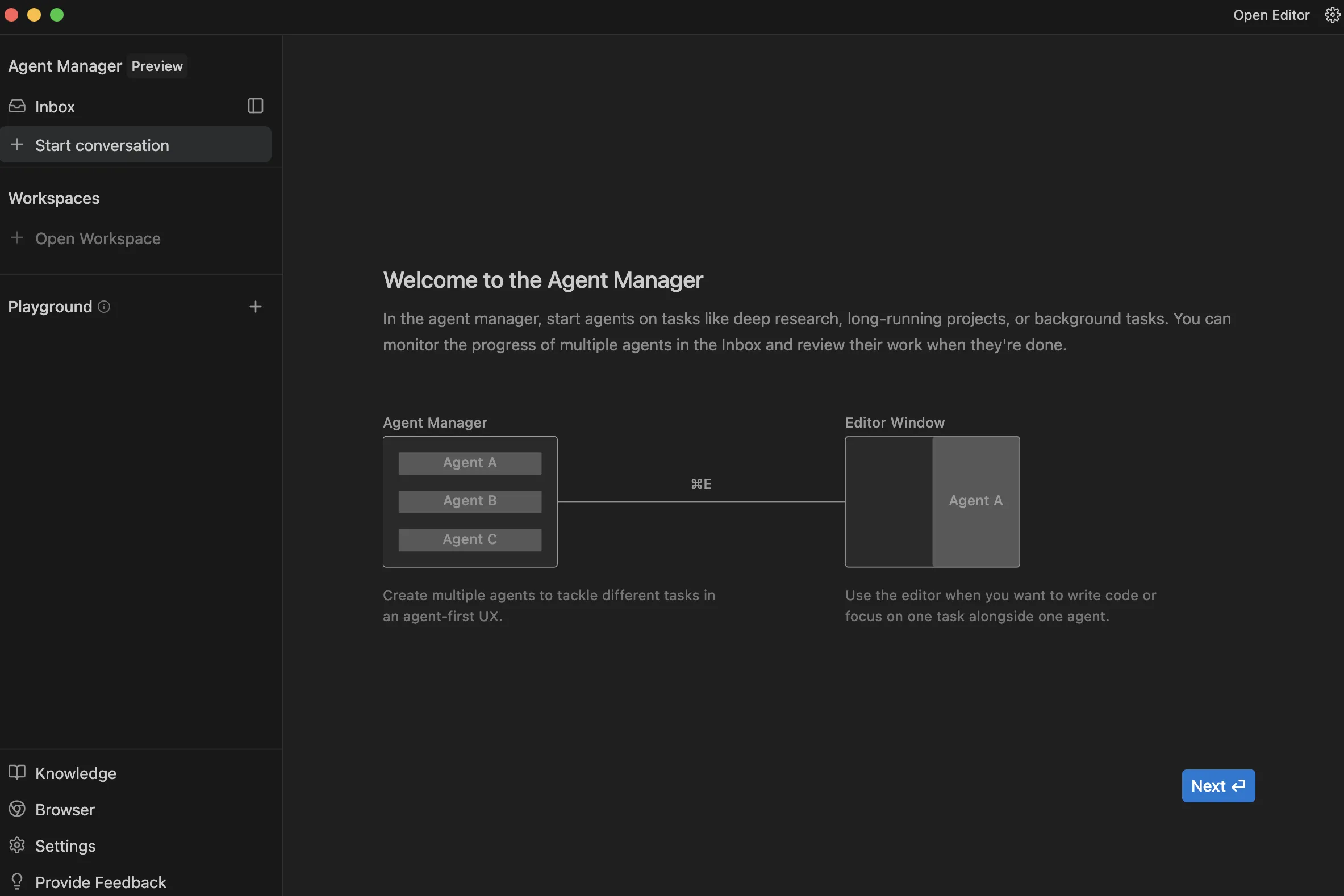 Manager Viewの画面