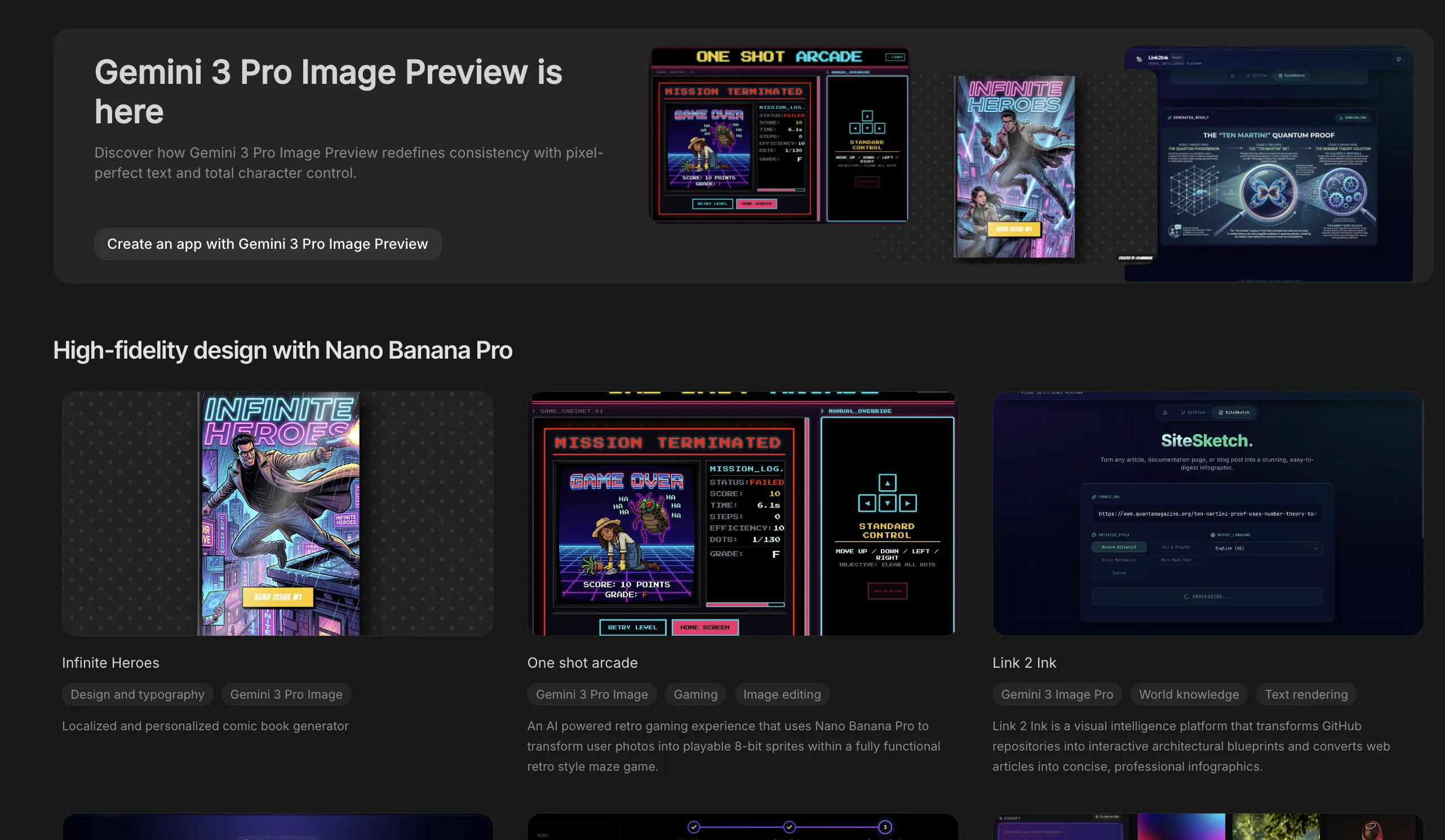 Google AI Studioで公開されてるデモアプリページ