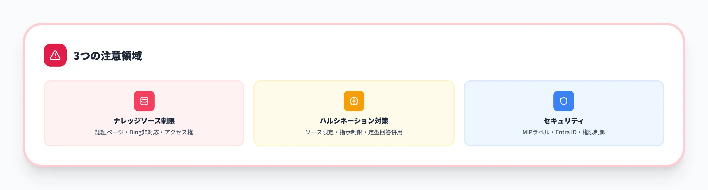 Microsoft Copilot Studioの使い方に関する注意点