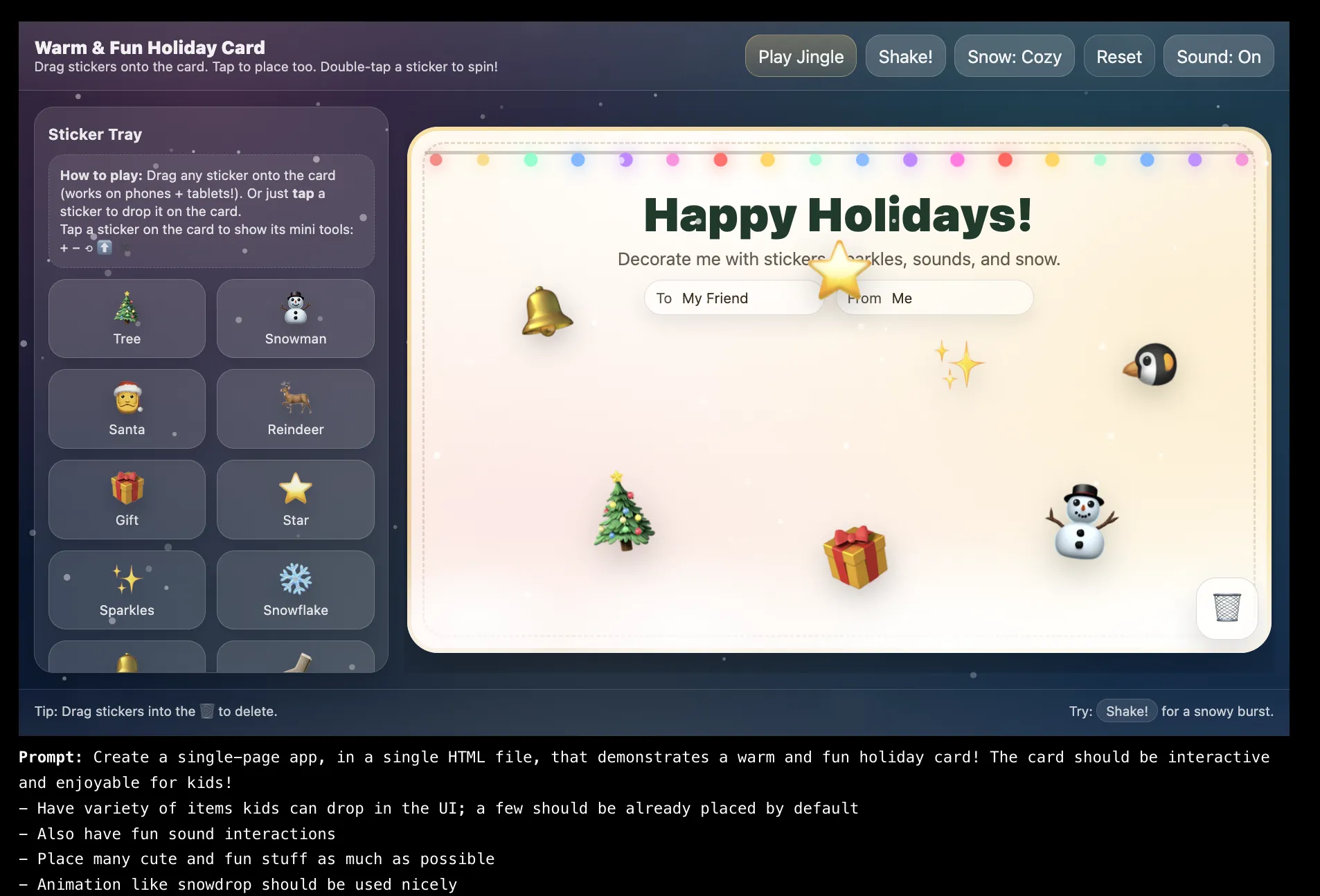 GPT-5.2で構築したミニアプリの例