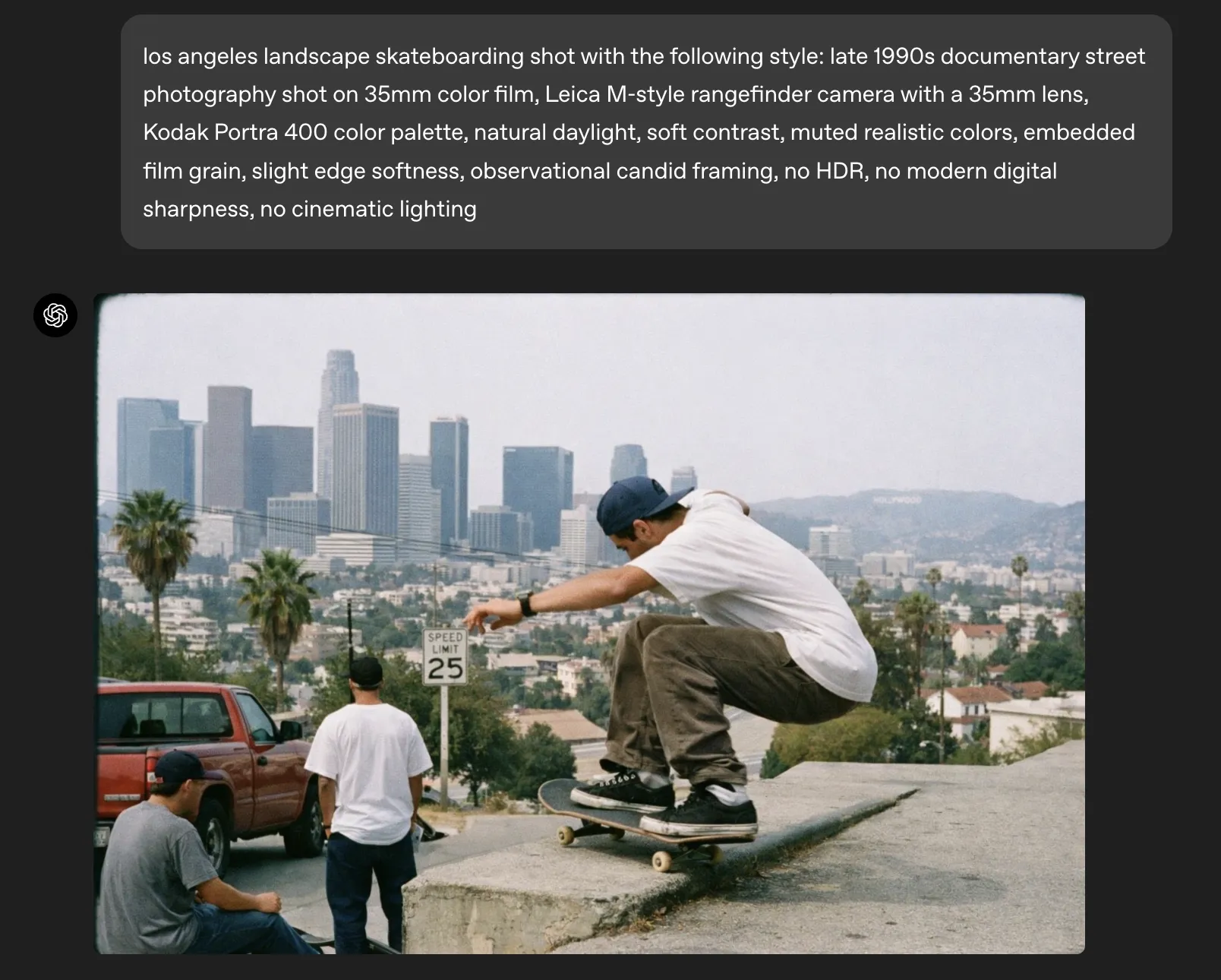 ロサンゼルスのスケートボード写真（元画像）