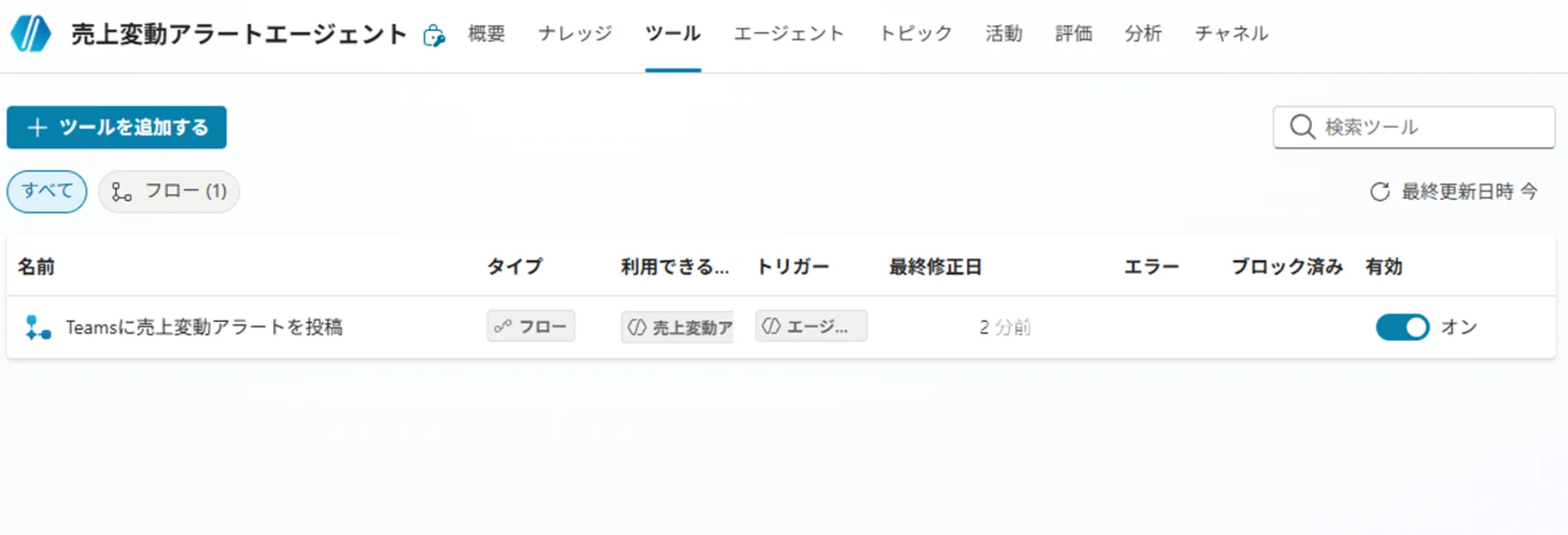 アクション定義