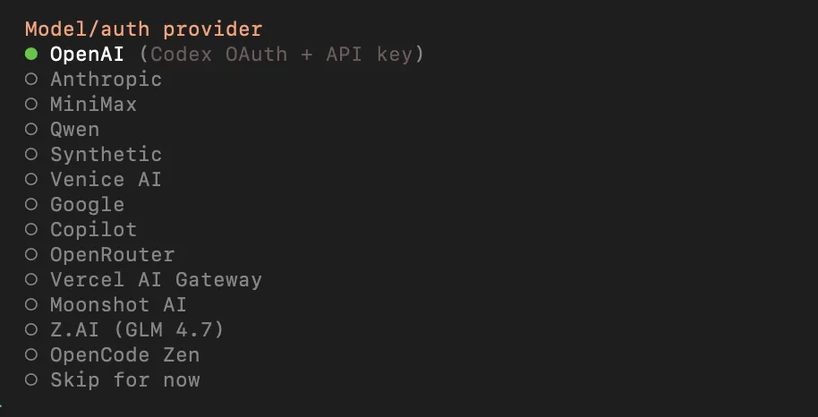 利用するモデル / 認証方法
