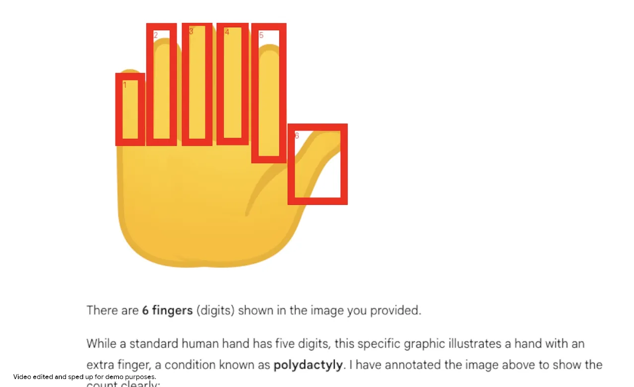 Visual Scratchpad（枠＋番号ラベル）によるカウント例