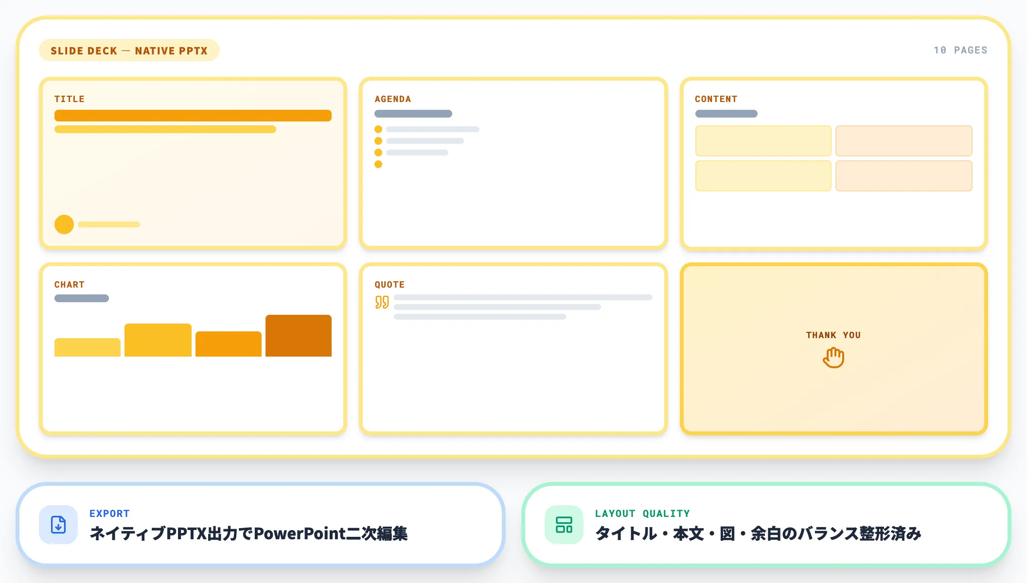 スライドデッキ