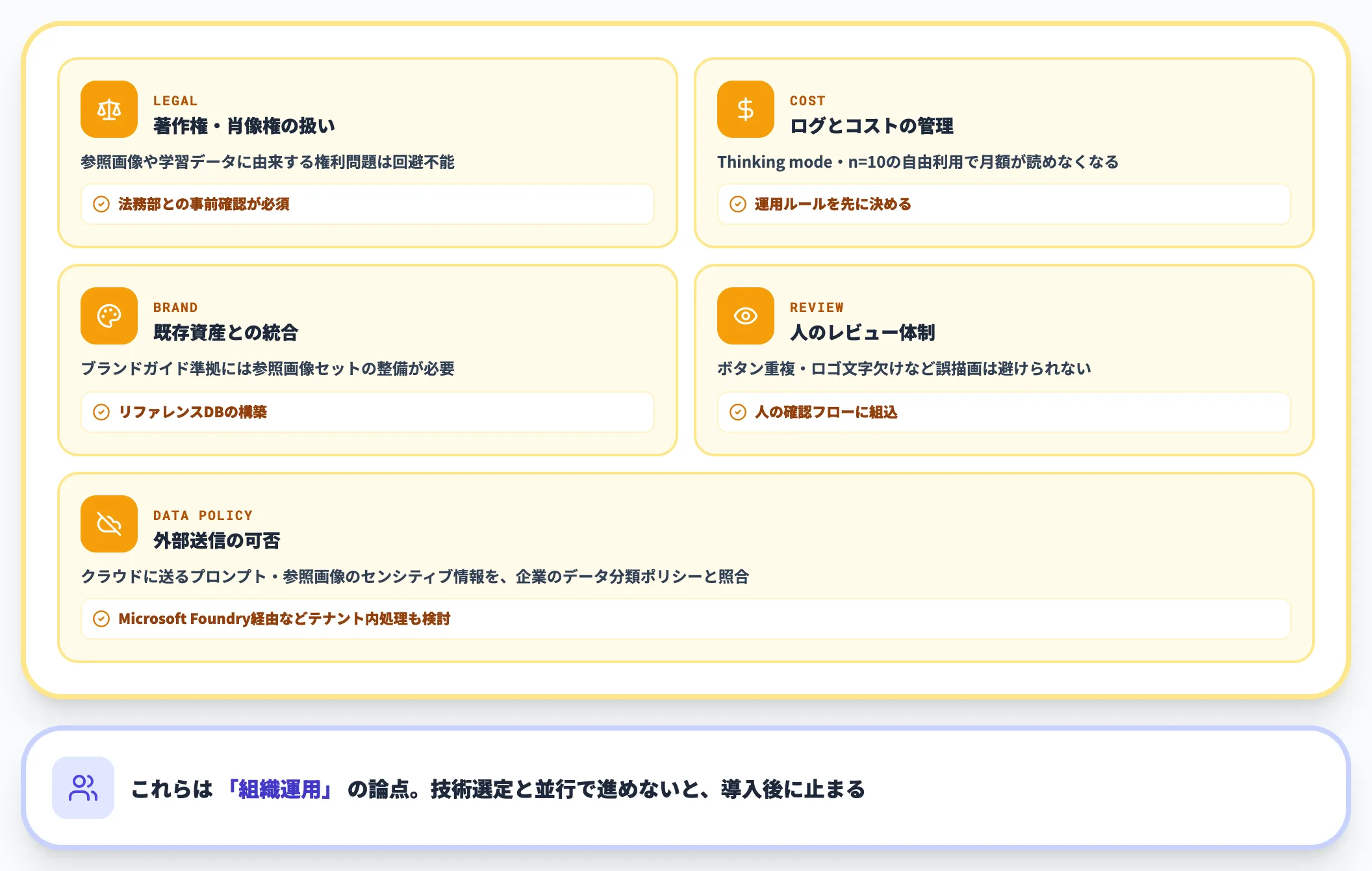 導入判断で詰まりやすい論点