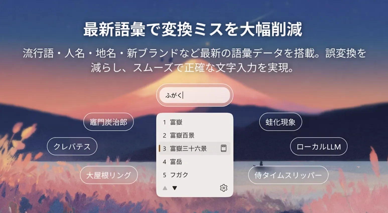 基本IMEとしての機能