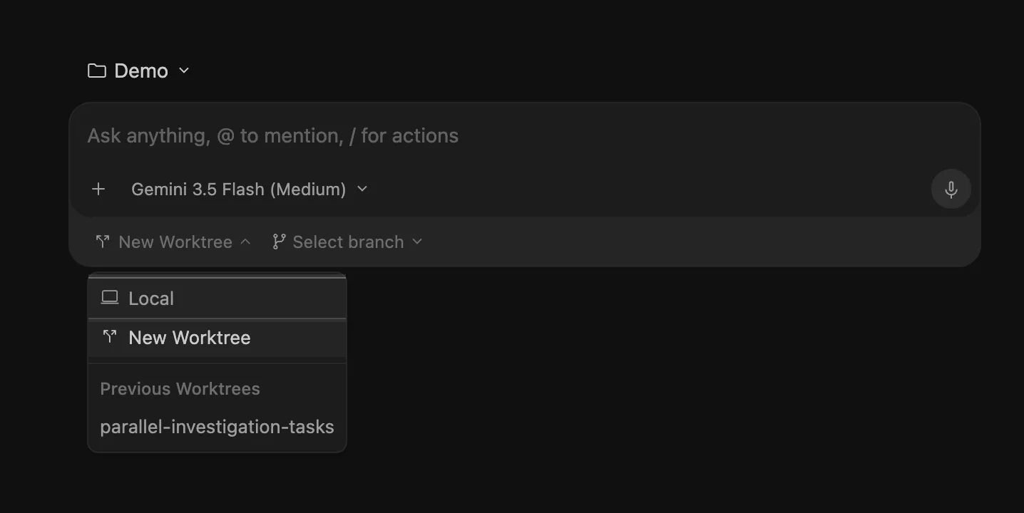 New Worktree