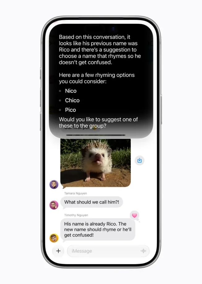 Siri AI のパーソナルコンテキスト連携