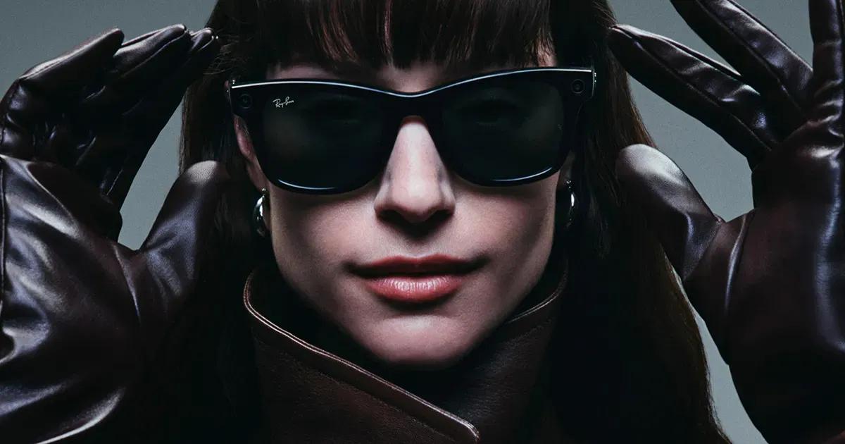 Ray-Ban Metaの装着イメージ