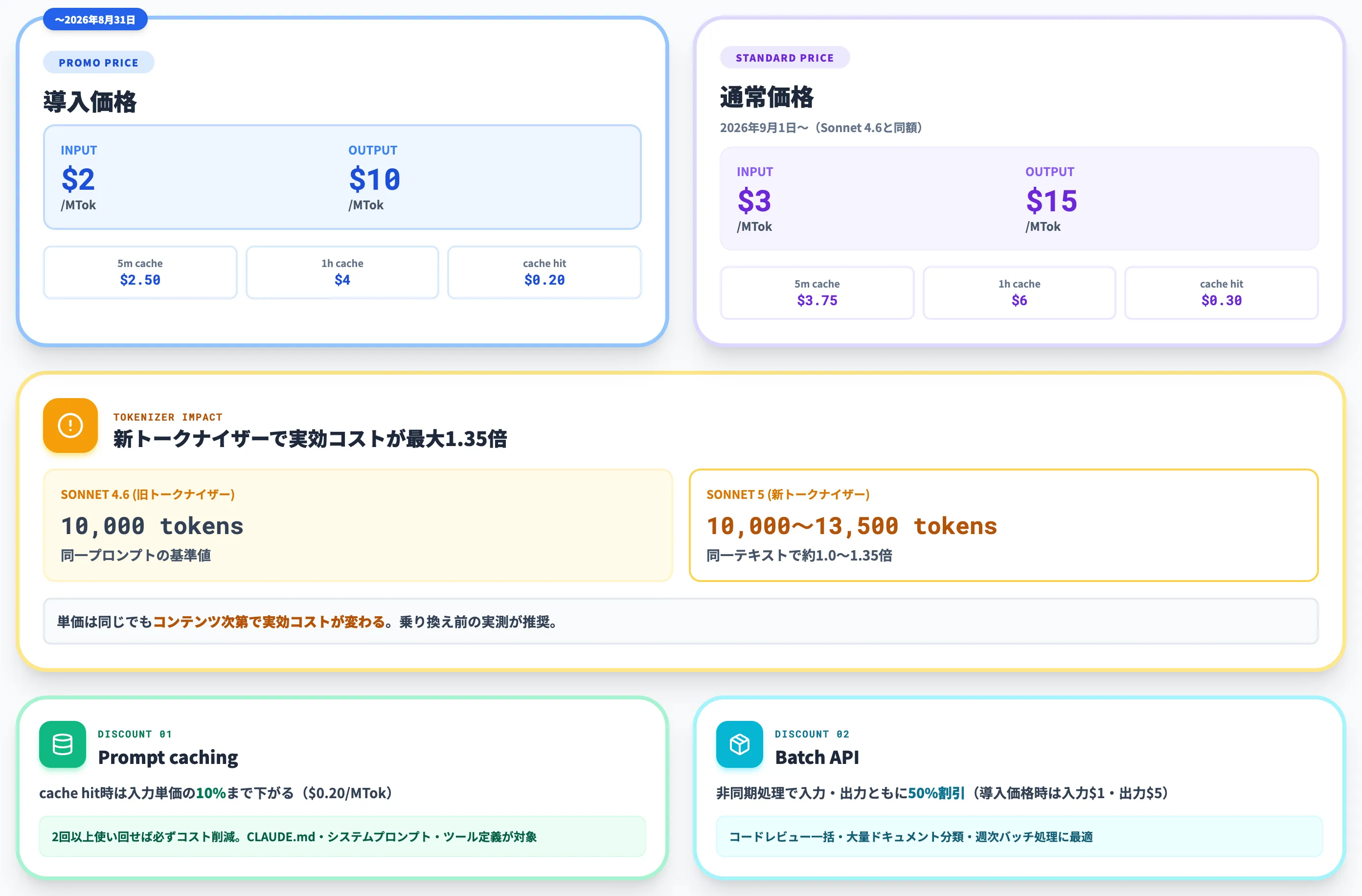 Claude Sonnet 5の料金体系と実効コスト