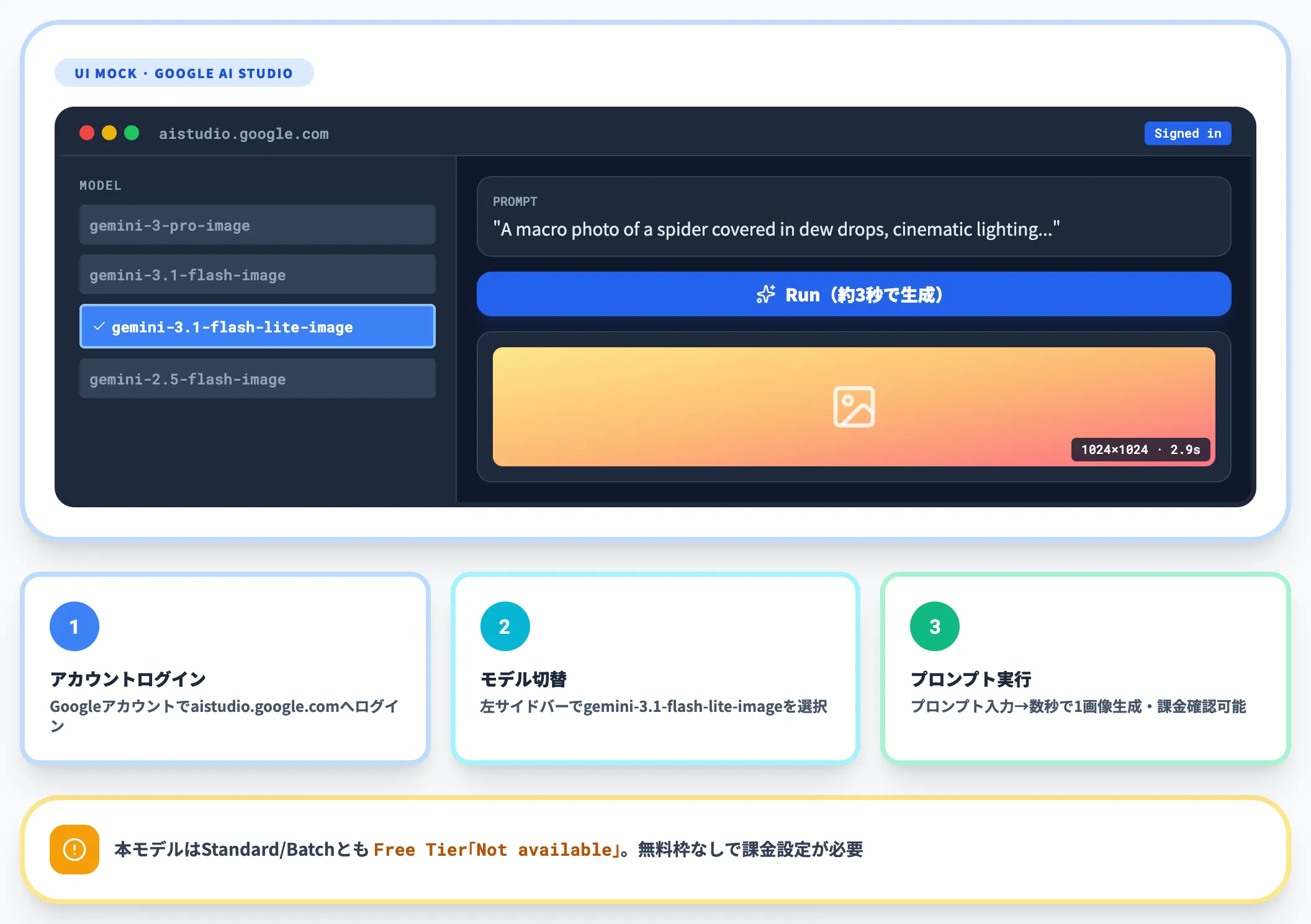 Google AI Studioで試す