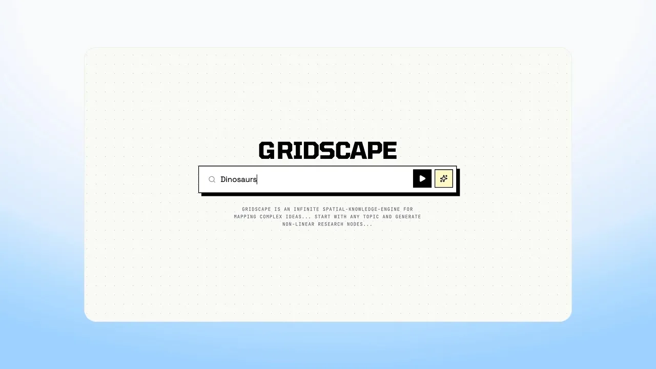 Gridscapeの検索画面