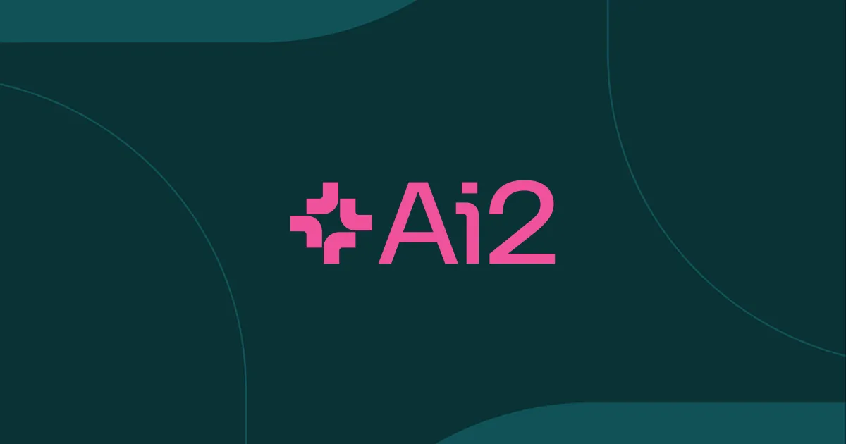 OLMoシリーズを公開するAllen Institute for AI（Ai2）のブランドキービジュアル