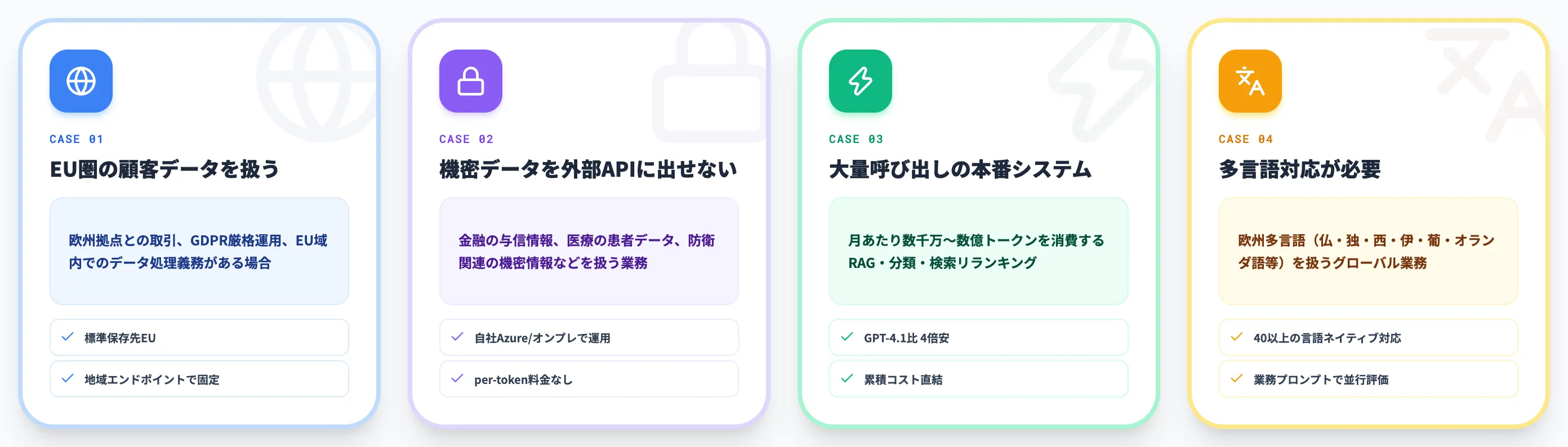 日本企業がMistralを選ぶべき4つのケース