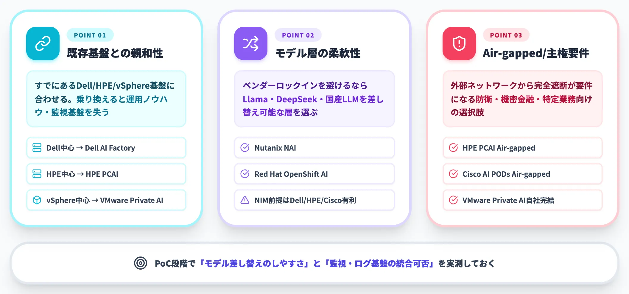 ベンダー選定で見落としやすい3つの観点