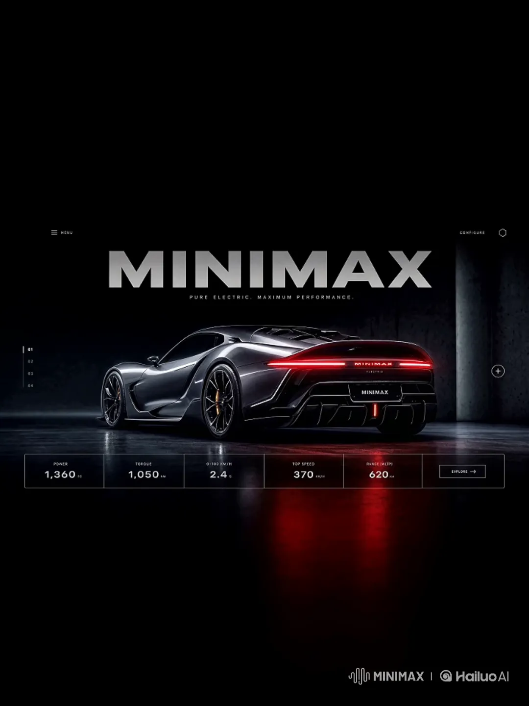 MiniMax H3による広告・ブランディング風の生成例