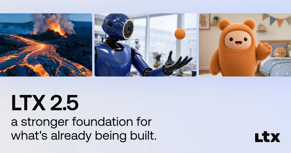 LTX 2.5 公式キービジュアル