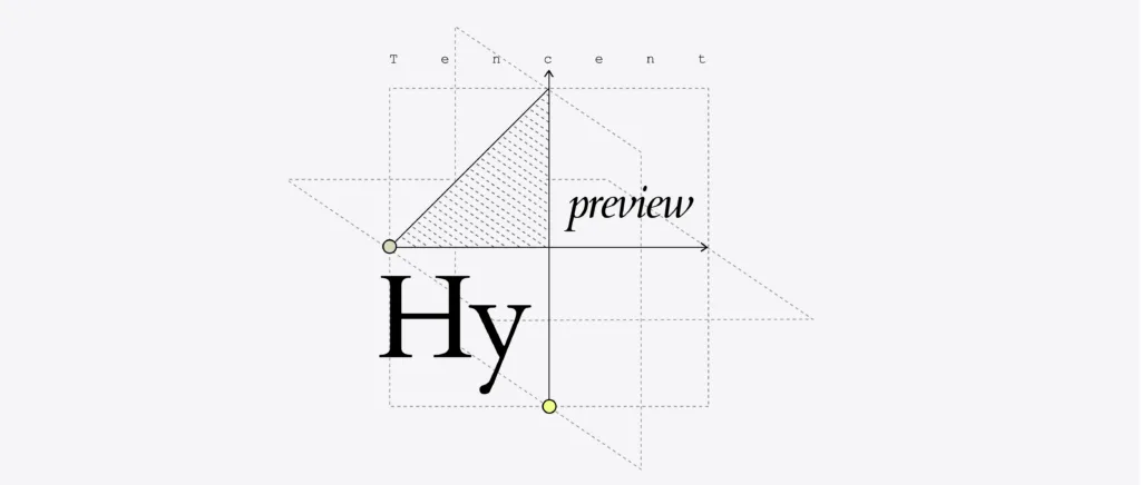 Tencent Hy4 previewブランドキービジュアル