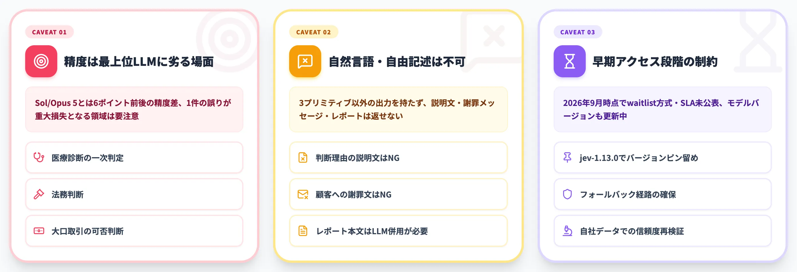 Jevを使う前に確認したい注意点