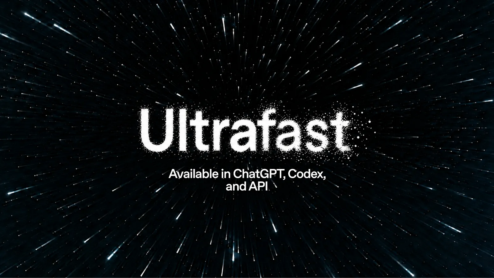 Ultrafast アナウンスビジュアル