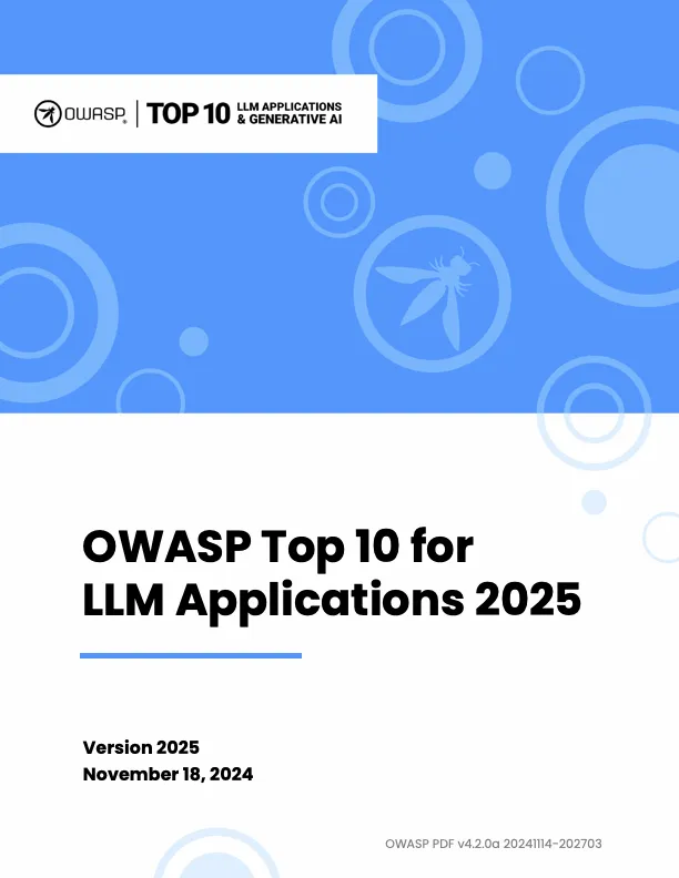 OWASP Top 10 for LLM Applications 2025 カバー