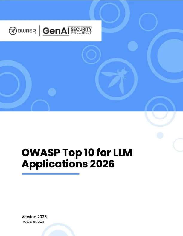 OWASP Top 10 for LLM Applications 2026表紙