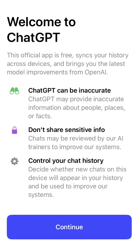 ChatGPTスマホ版3