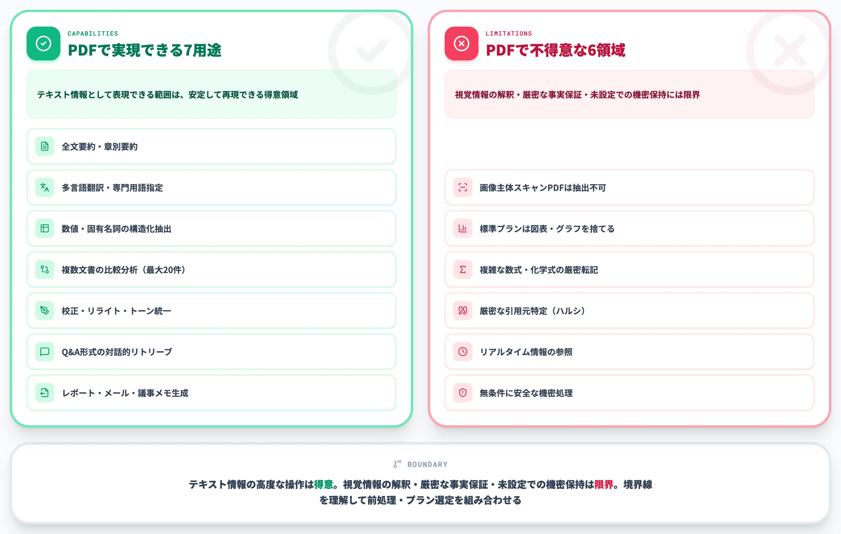 ChatGPTでPDFを読み込ませた後にできること・できないこと