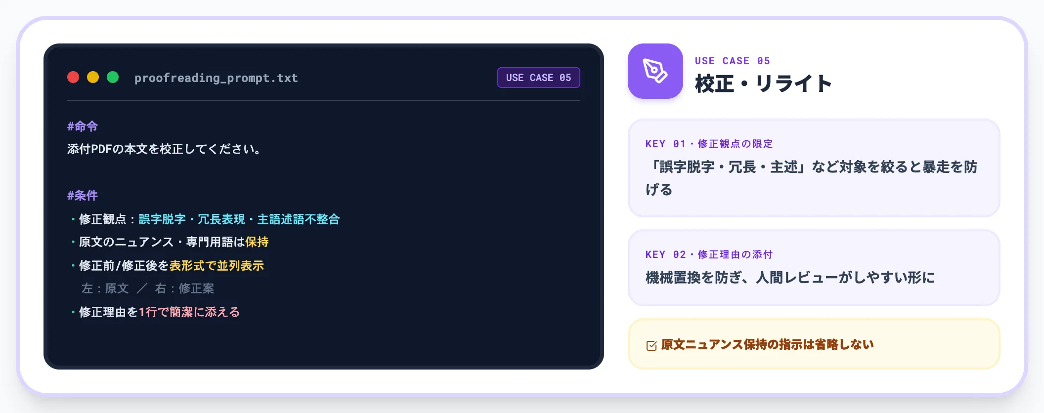 PDFの校正・文章リライト
